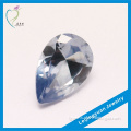 Wuzhou change blue pear shape gem stones